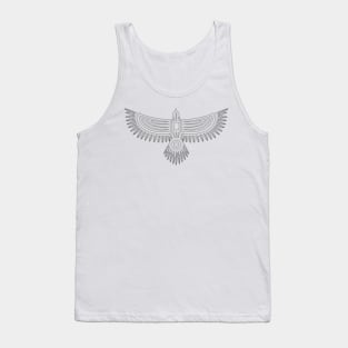 ✪ Eagle / Abstract black and white pattern style / Tattoo Art ✪ Tank Top